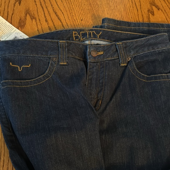 Kimes Ranch Dark Blue Jeans - Picture 2 of 3